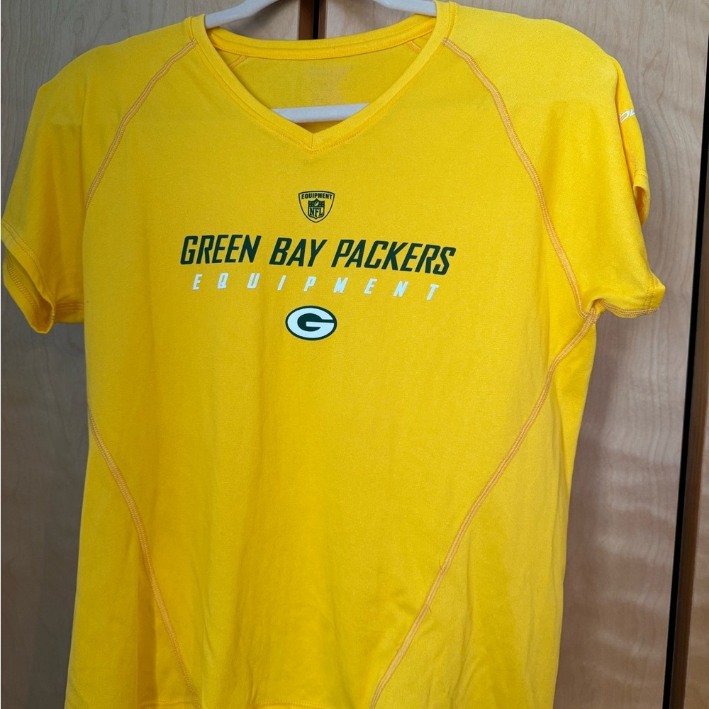 NFL Green Bay Packers Yellow Short Sleeve Tee